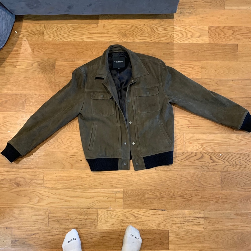 Club Monaco suede jacket